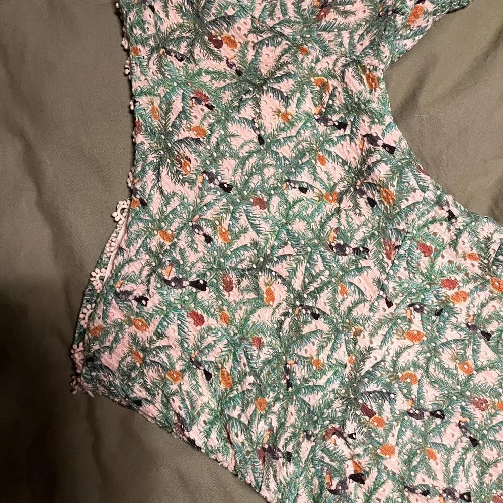 Farm Rio - Mini Toucans One Shoulder Mini Dress - Picture 5 of 8